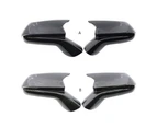 ABS Rear View Mirror Cover Rain Eyebrow Guard for Shell for   16- - Carbon pattern