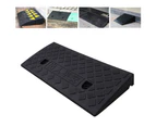 Access Ramp for Triangle Pad Speed Reducer Motorcycle Rubber Strong Bearing Capa - Black