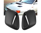 Car Air Flow Intake Decorative Scoop Bonnet Vent Hood Cover for 99-01 Subaru - Black