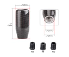 Auto Gear Shifter Transmission Ball Shift Level Knob with 8mm/10mm/12mm Adapters - 5th gear