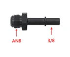 Automotive Quick Connector Push-On EFI Fitting Rail Line Adapter For Fuel Hose - AN8 to 3 8