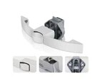 Cabinet Drawer for Latch Button Pull Handle for Latch RV Caravan Boat for Latch - 128 - Chromium