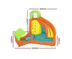 Bestway Water Slide Park 426x369x264cm Kids Play Swimming Pool Inflatable