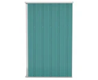 vidaXL Wall-mounted Garden Shed Storage House Outdoor Multi Colours/Sizes - Green