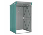 vidaXL Wall-mounted Garden Shed Storage House Outdoor Multi Colours/Sizes - Green