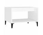 vidaXL Coffee Table White 60x50x40 cm Engineered Wood