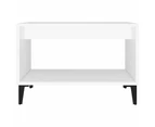 vidaXL Coffee Table White 60x50x40 cm Engineered Wood