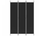 vidaXL Panel Room Divider Fabric Privacy Screen Folding Multi Colours/Sizes - Black