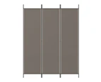 vidaXL Panel Room Divider Fabric Privacy Screen Folding Multi Colours/Sizes - Anthracite