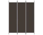 vidaXL Panel Room Divider Fabric Privacy Screen Folding Multi Colours/Sizes - Brown