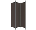 vidaXL Panel Room Divider Fabric Privacy Screen Folding Multi Colours/Sizes - Brown