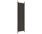 vidaXL Panel Room Divider Fabric Privacy Screen Folding Multi Colours/Sizes - Brown