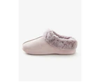 RIVERS - Womens Slippers -  Helena Plush Outdoor Slipper - Soft Pink