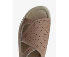 RIVERS - Womens Sandal -  Leathersoft Buen Lasercut Sandal - Blush