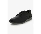RIVERS - Mens Winter Casual Shoes - Black Sneakers - Runners - Office Brogues - Lace Up - Lightweight - Contrast Stitching - Classic Work Footwear - Black
