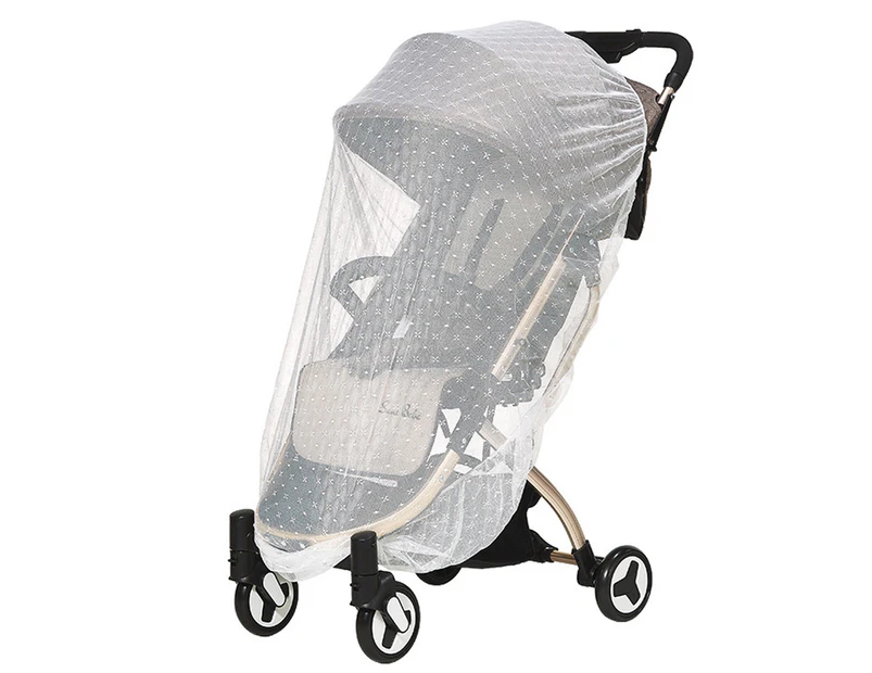 Mosquito Net for Stroller - 2 Pack Durable Baby Stroller Mosquito Net - Bug Net for Strollers, Bassinets, Cradles, Playards, and Portable Crib, 1.5m.