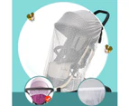 Mosquito Net for Stroller - 2 Pack Durable Baby Stroller Mosquito Net - Bug Net for Strollers, Bassinets, Cradles, Playards, and Portable Crib, 1.5m.
