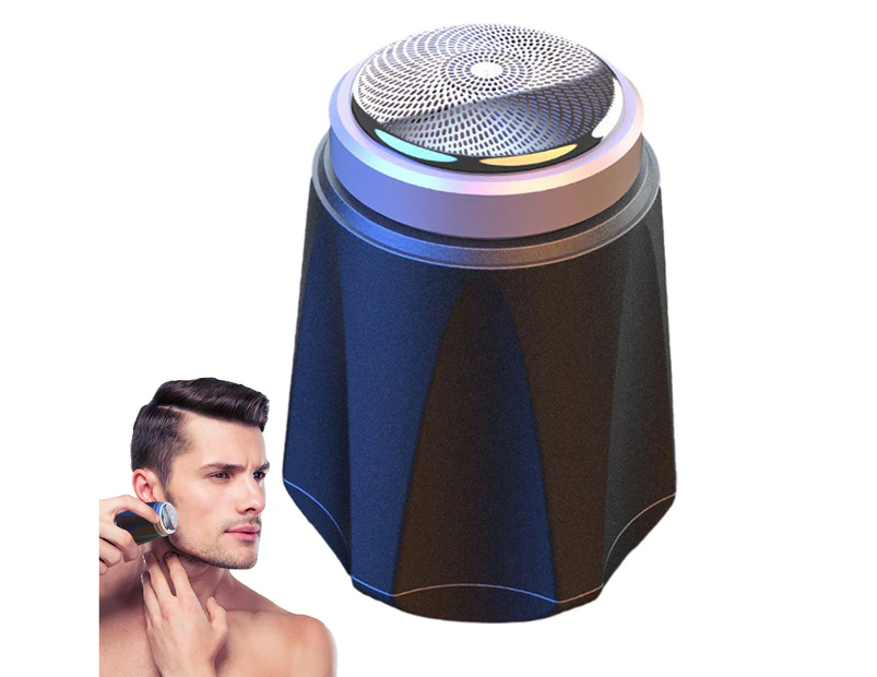 Electric Shavers for Men, Portable Electric Razor USB Rechargeable Shaver One-Button.
