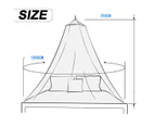 Mosquito Net, Crib Mosquito Ne Conical Netting, Spacious Bed Canopy: Wide and Long, Indoor Outdoor Use, Ideal Travel Net, 60*250*1050CM.