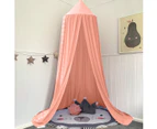 Bed Canopy for Girls, Soft Pink Princess Canopy for Girls Bed, Dreamy Decor Frills Bed Canopies for Kids Room, Hanging Canopy Bedding Drapes Toddler Read