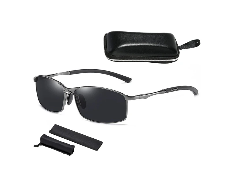 Alloy Men's Sunglasses  with box, Polarised UV400 Protection Outdoor Sports Glasses, For Cycling Running Fishing Golf.