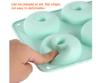 Silicone Donut Mold - Non-Stick Silicone Doughnut Pan Set, Just Pop Out! Heat Resistant, Make  Donut Cake Biscuit Bagels, Set of 2.