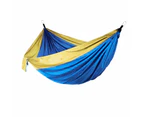 Portable and Lightweight Outdoor Camping Hammock - Grey and Blue