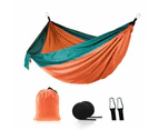 Portable and Lightweight Outdoor Camping Hammock - Grey and Blue