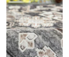 Extra Large Rugs Beige Plush Diamond Persian Carpet Mat Non Slip Rug 240x340cm
