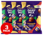 3 x Cadbury Dairy Milk Caramello Baubles 114g