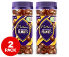 2 x Cadbury Milk Chocolate Coated Peanuts 300g