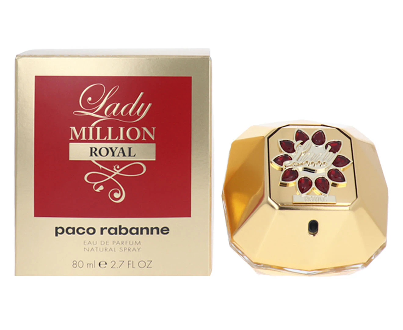 Paco Rabanne Lady Million Royal Woman Eau De Parfum Scent 80ml Natural Spray EDP