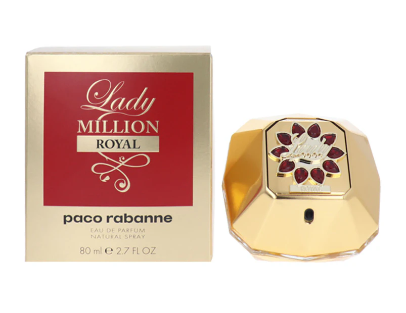 Paco Rabanne Lady Million Royal Woman Eau De Parfum Scent 80ml Natural Spray EDP