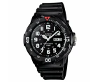 Casio Classic Diver-Look Black Resin Men's Watch - MRW200H-1B