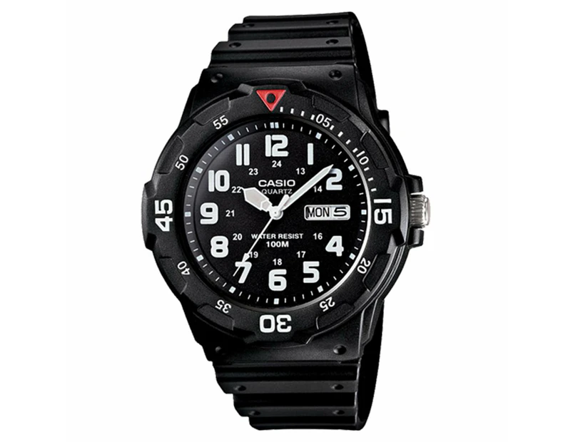 Casio Classic Diver-Look Black Resin Men's Watch - MRW200H-1B