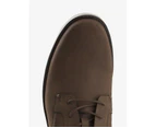 RIVERS - Mens Winter Casual Shoes - Brown Sneakers - Runners - Office Brogues - Lace Up - Lightweight - Contrast Stitching - Classic Work Footwear - Brown