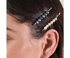 Culturesse Alienor Dual Toned Freshwater Pearl Hair Clip Set - Natural