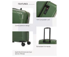 Atlas Enduro 3-Piece Hardcase Luggage/Suitcase Set - Green