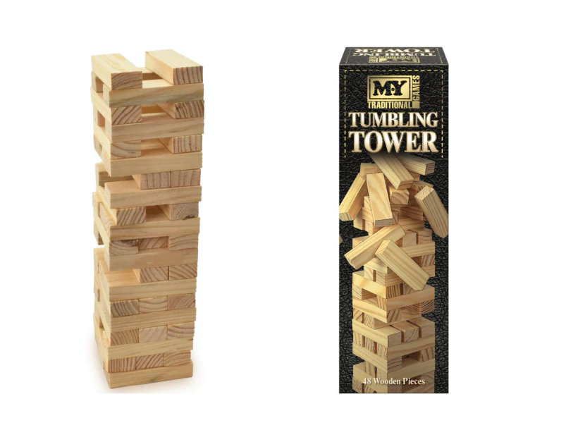 Wooden Tumbling Tower