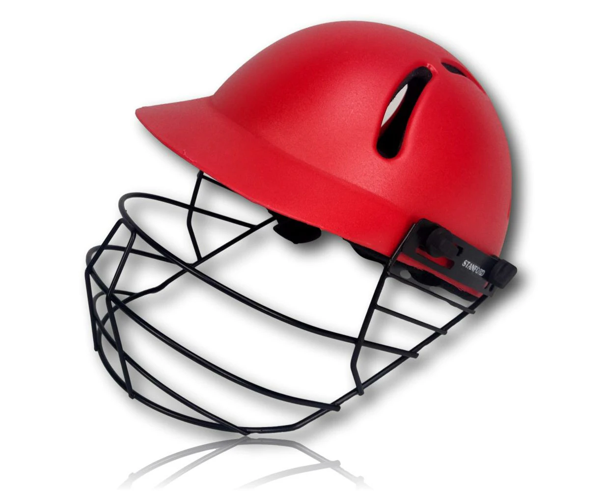 SF County Cricket Helmet Red