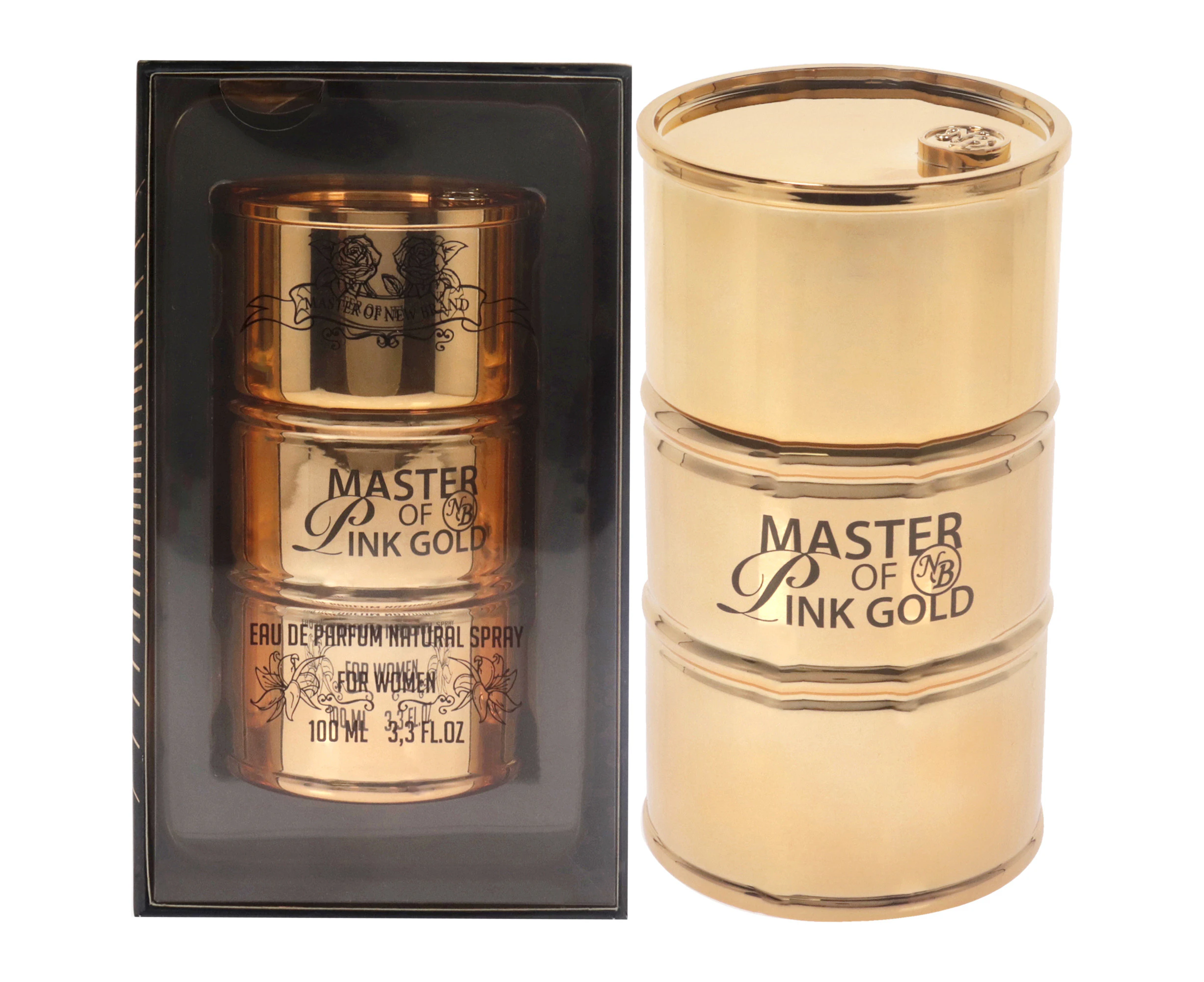 New Brand Master of Pink Gold For Women 3.3 oz EDP Spray