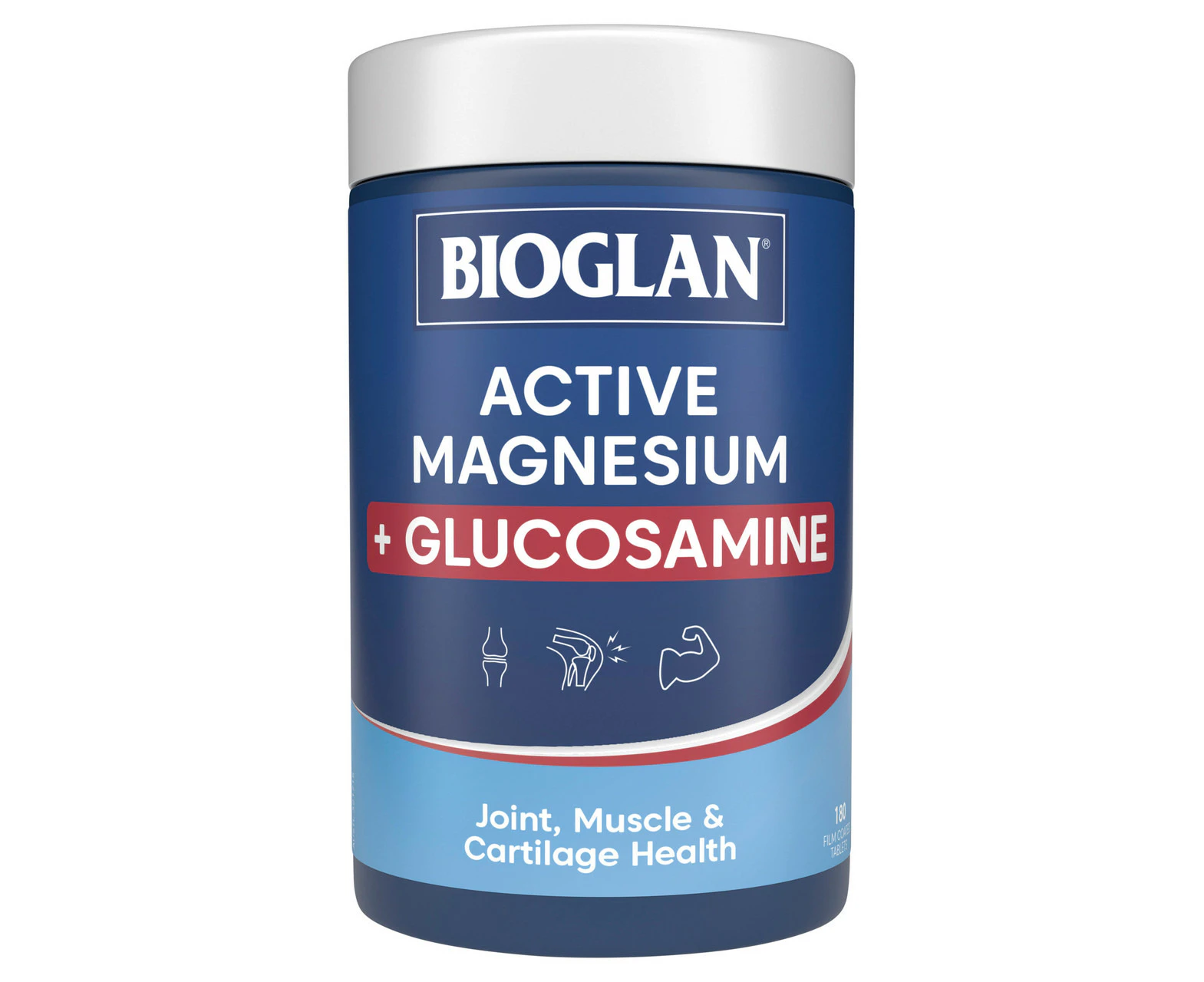 Bioglan Active Magnesium & Glucosamine Tabs 180