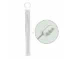 2Pcs Nano Ultra-fine Wave Toothbrush Soft Bristle Oral Care Cleaning White