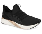 Puma Women's Softride Sophia 2 Running Shoes - Black/Gold/Warm White