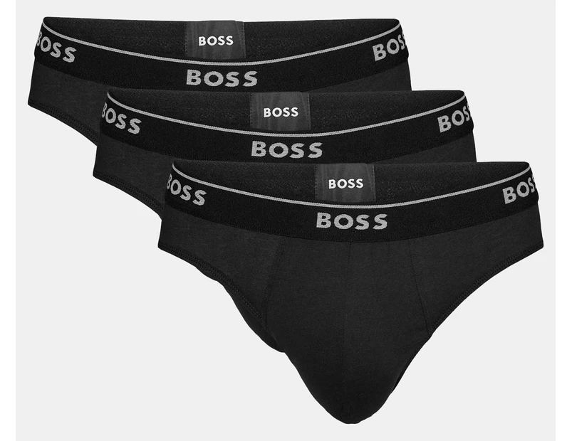 Hugo Boss Men's Classic Briefs 3-Pack - Black