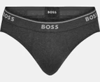Hugo Boss Men's Classic Briefs 3-Pack - Black/Charcoal/Grey