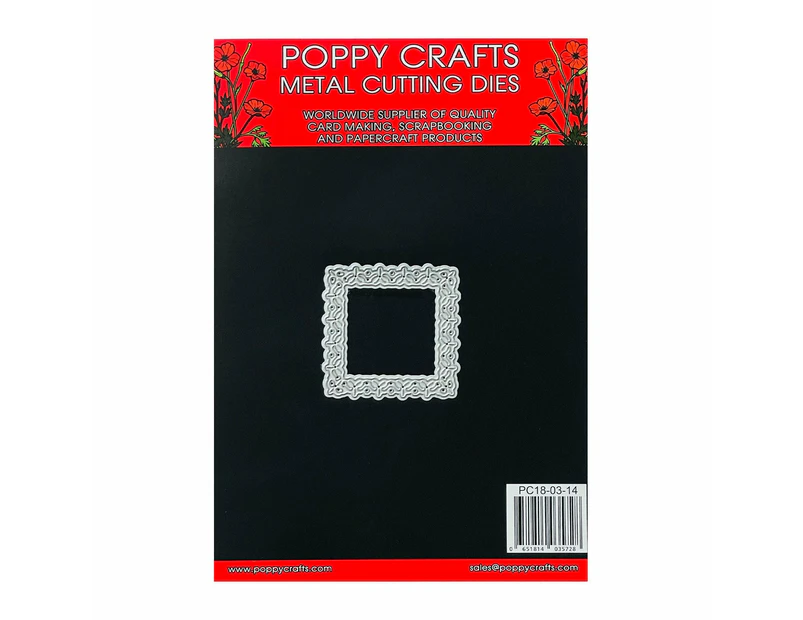 Poppy Crafts Metal Cutting Dies - Square Lace Die
