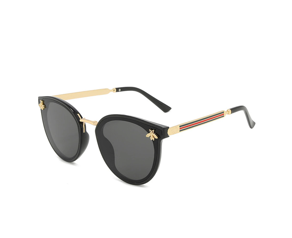 Little Bee Sunglasses Fashion Trend Three-Color Sunglasses, Made Of Pc And Metal,Style1