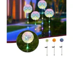2X Dandelion Garden Lights Solar Lights Outdoor Garden Decorative Waterproof