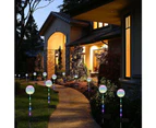 2X Dandelion Garden Lights Solar Lights Outdoor Garden Decorative Waterproof